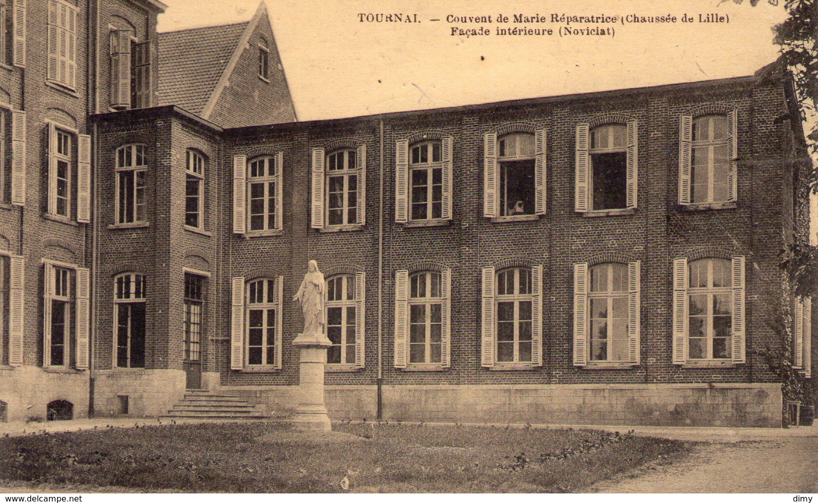 Cpa Belgique Tournai Couvent De Marie Réparatrice (Chaussée De Lille) - Doornik