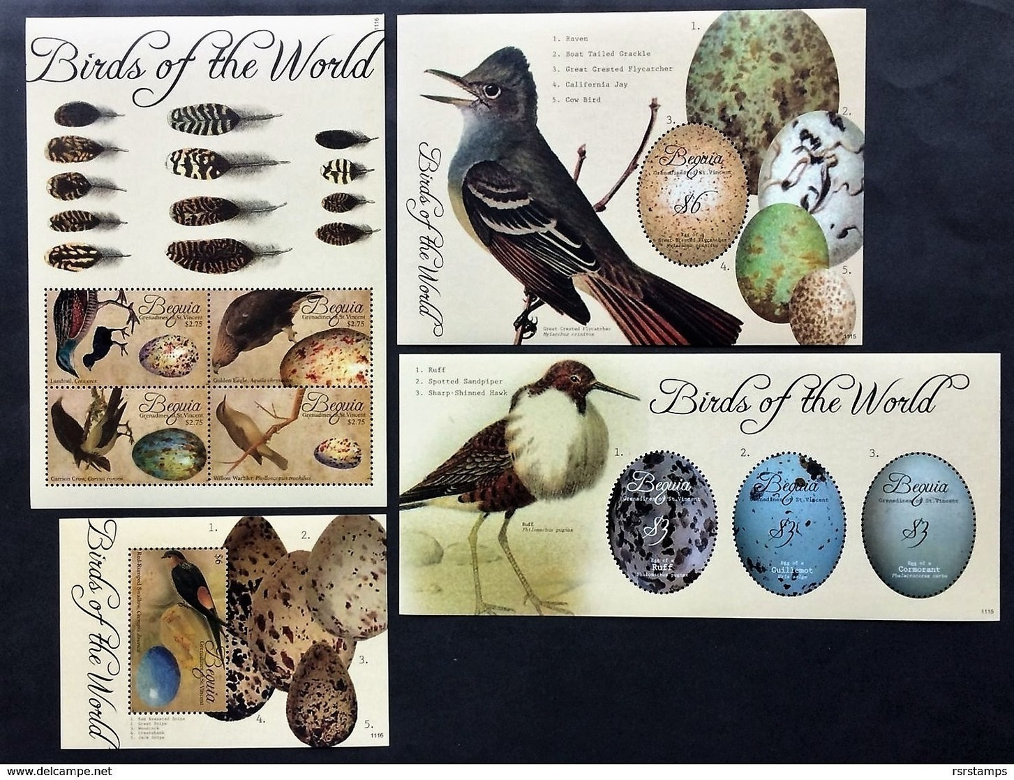 # Bequia 2011**Mi.752-60 Birds , MNH [11;160] - Sonstige & Ohne Zuordnung