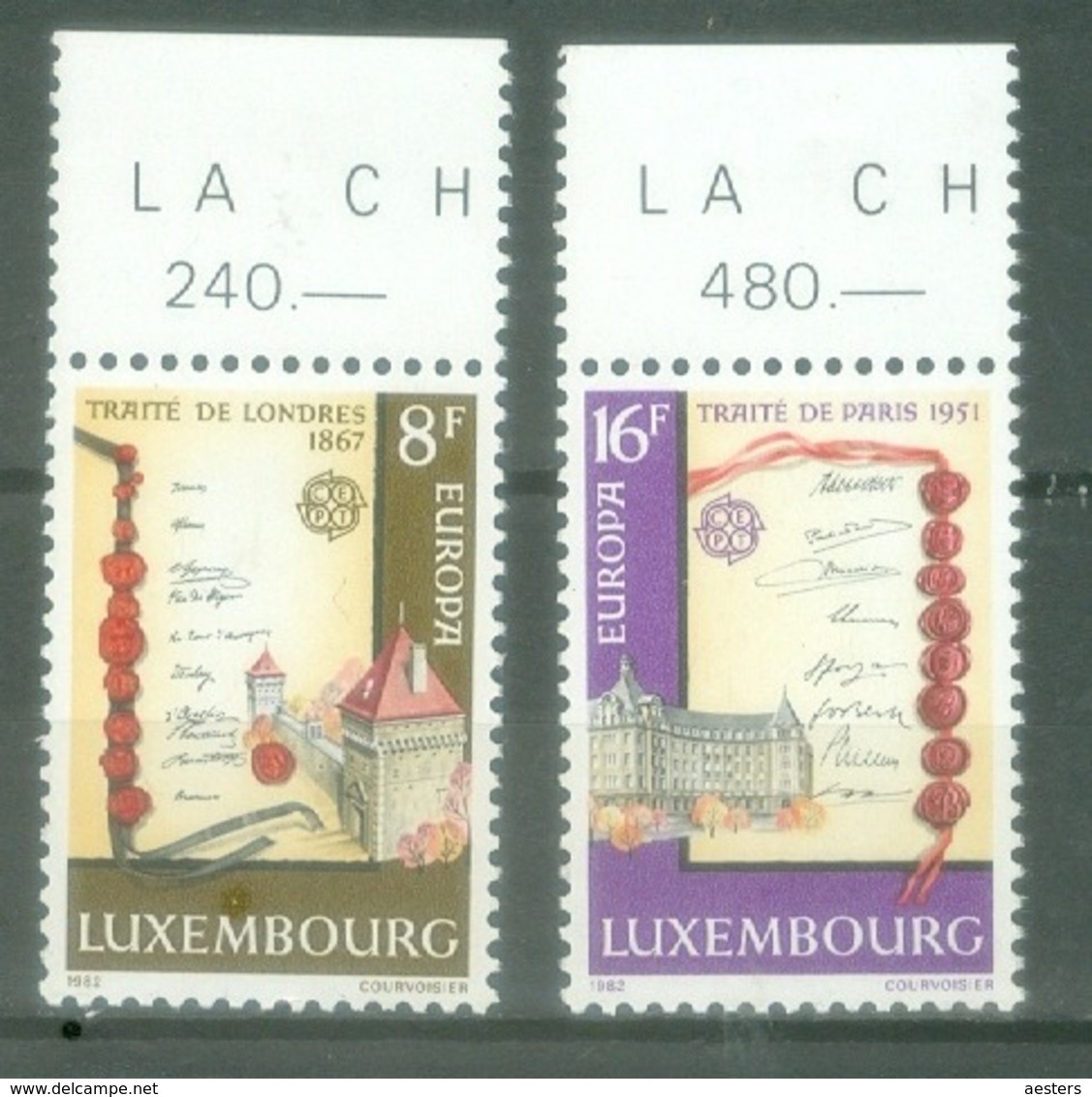 Luxembourg 1982; Europa Cept, Michel 1052-1053.** (MNH) - 1982