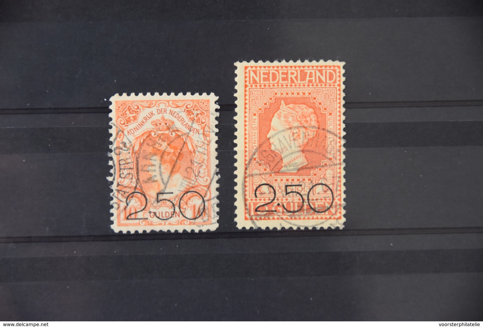 A 436 ++ 1920 NEDERLAND NETHERLANDS 104-105 CANCELLED GESTEMPELD CAT 225€ - Gebruikt