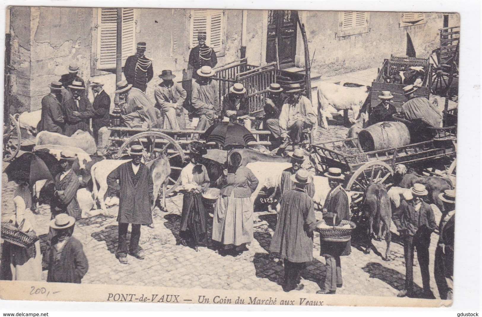 Ain - Pont-de-Vaux - Un Coin Du Marché Aux Veaux - Pont-de-Vaux