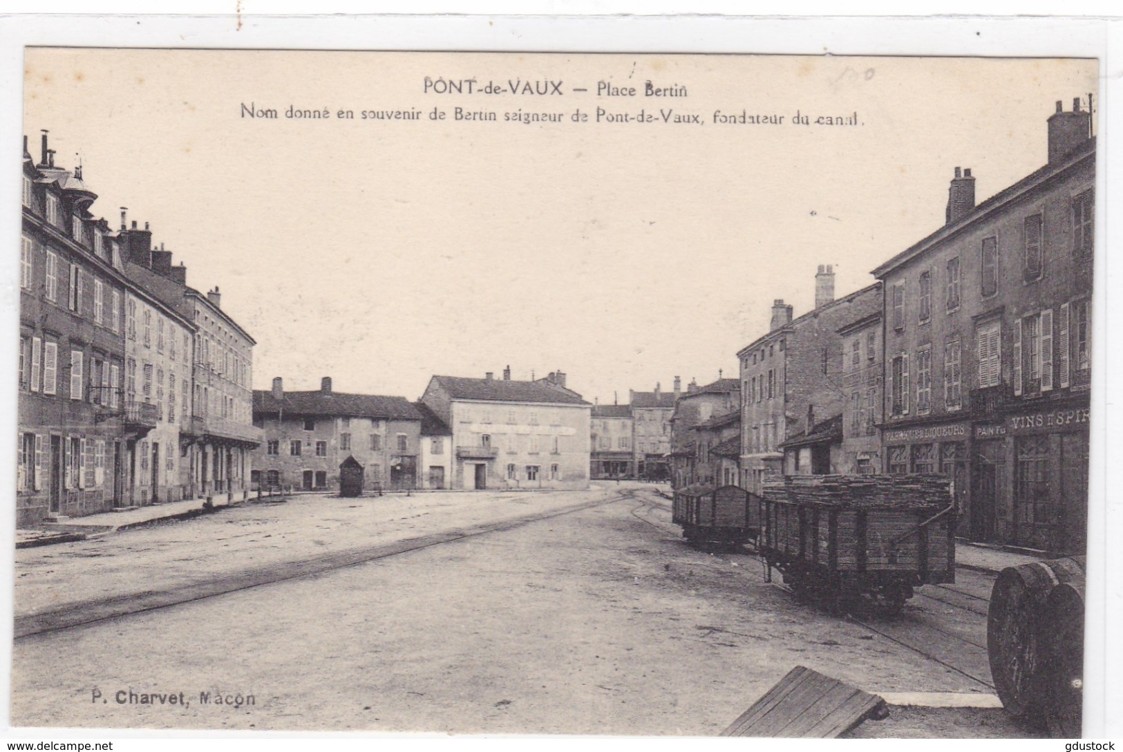 Ain - Pont-de-Vaux - Place Bertin - Pont-de-Vaux