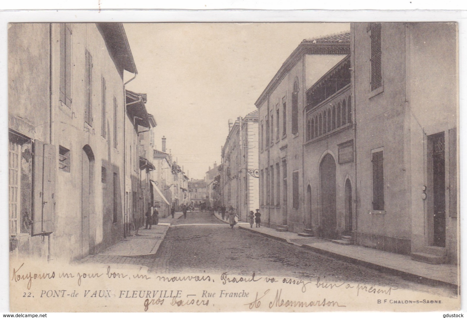 Ain - Pont-de-Vaux - Fleurville - Rue Franche - Pont-de-Vaux