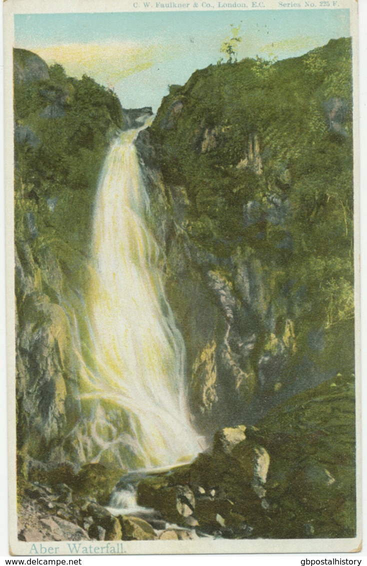 UK ABER WATERFALL (North Wales) - Aber Falls (Rhaeadr Fawr In Welsh) Ca. 1920 - Caernarvonshire