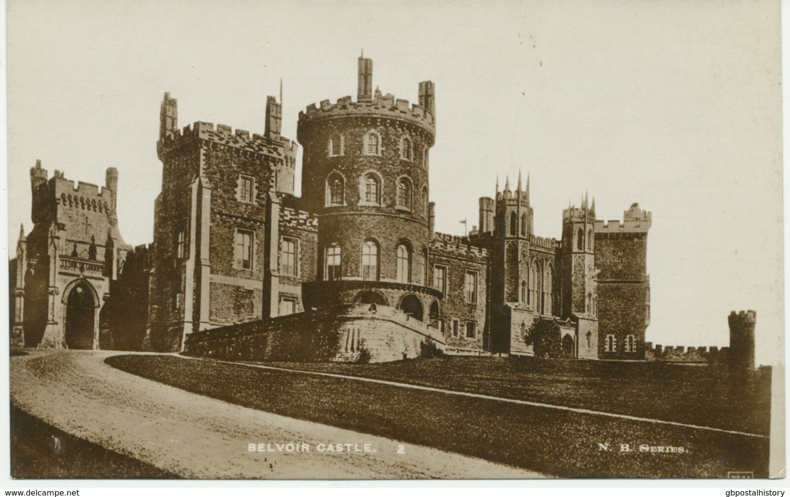 UK BELVOIR Castle, Superb Unused RP, Ca. 1910 - Andere & Zonder Classificatie