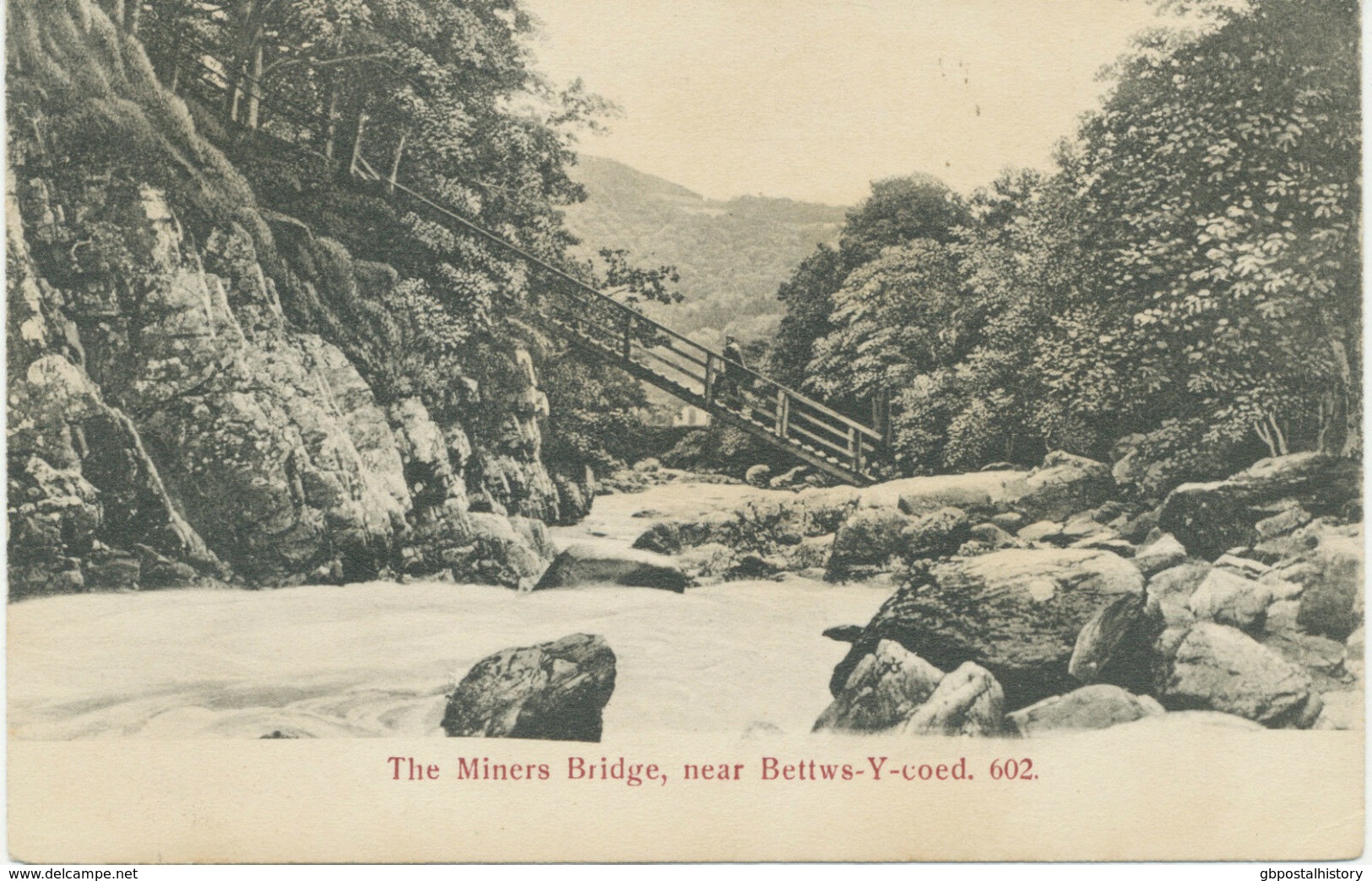 UK BETTWS-Y-COED Ca. 1910, The Miners Bridge, Near BETTWS-Y-COED, Superb Unused - Caernarvonshire