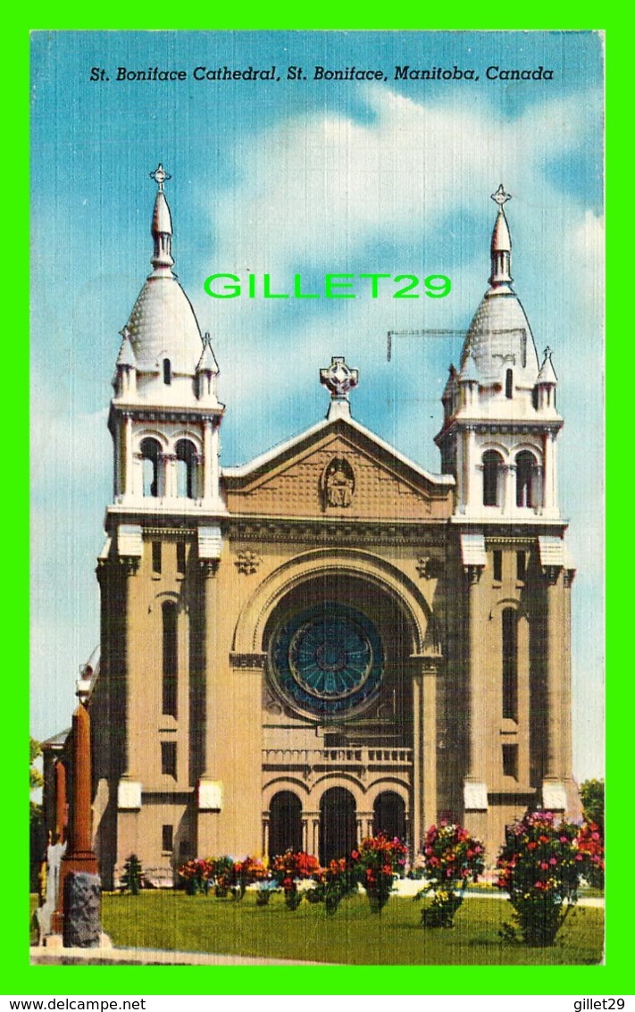 ST BONIFACE, MANITOBA - ST BONIFACE CATHEDRAL - TRAVEL IN 1986 -  WESTERN SMALLWARE & STATIONERY CO - - Otros & Sin Clasificación