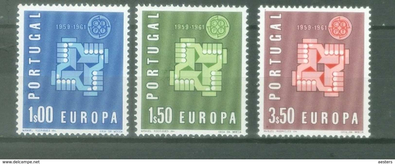 Portugal 1961; Europa Cept, Michel 907-909.** (MNH) - 1961