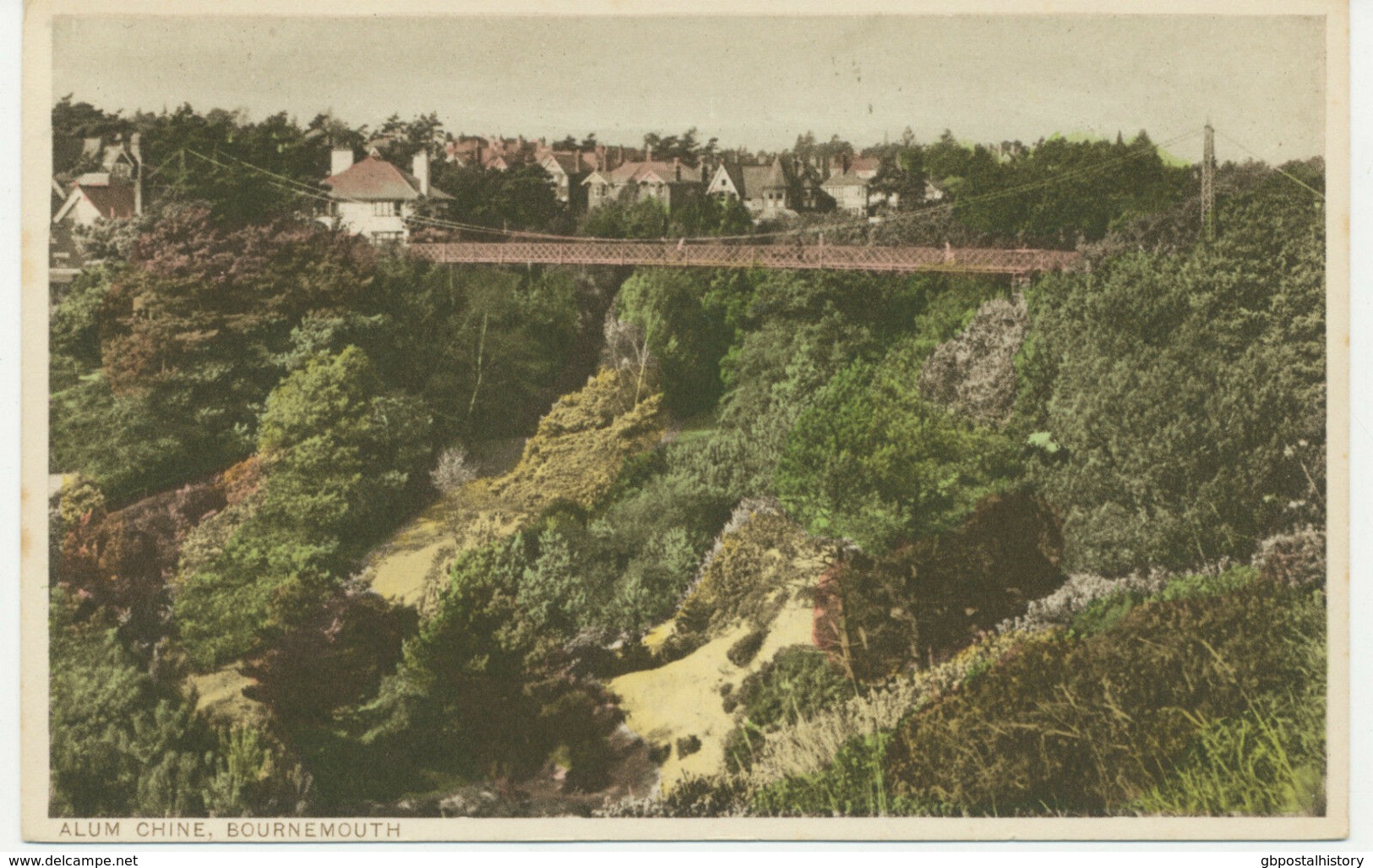 UK BOURNEMOUTH – Alum Chine, Coloured Copper Engraved Unused, Ca. 1920 - Bournemouth (tot 1972)