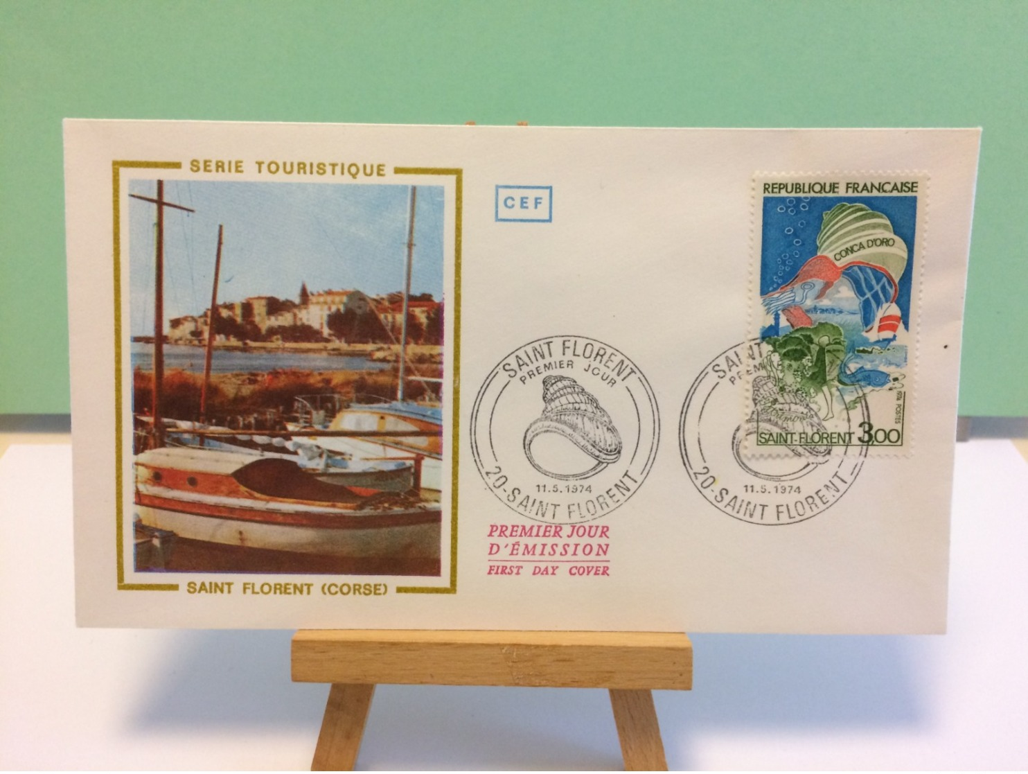 Corse - 20 Saint Florent - 11.5.1974 FDC 1er Jour Coté 2,20€ - 1970-1979