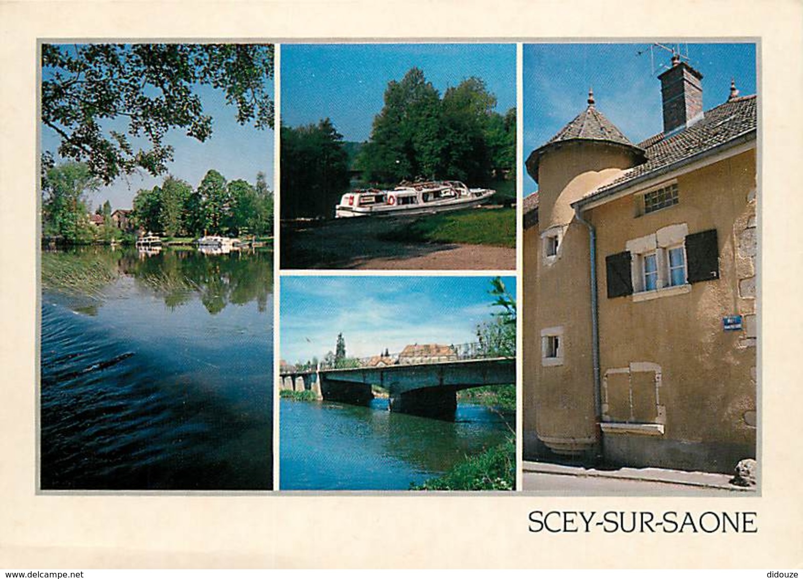 70 - Scey Sur Saone - Multivues - Bateaux - Flamme Postale De Faye La Foret - Voir Scans Recto-Verso - Other & Unclassified
