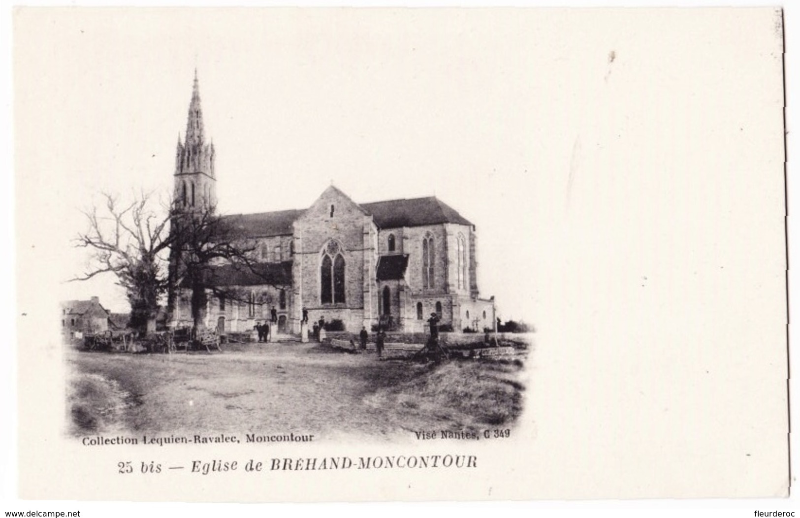 22 - B58527CPA - BREHAND MONCONTOUR - Eglise - Parfait état - COTES-D'ARMOR - Autres & Non Classés