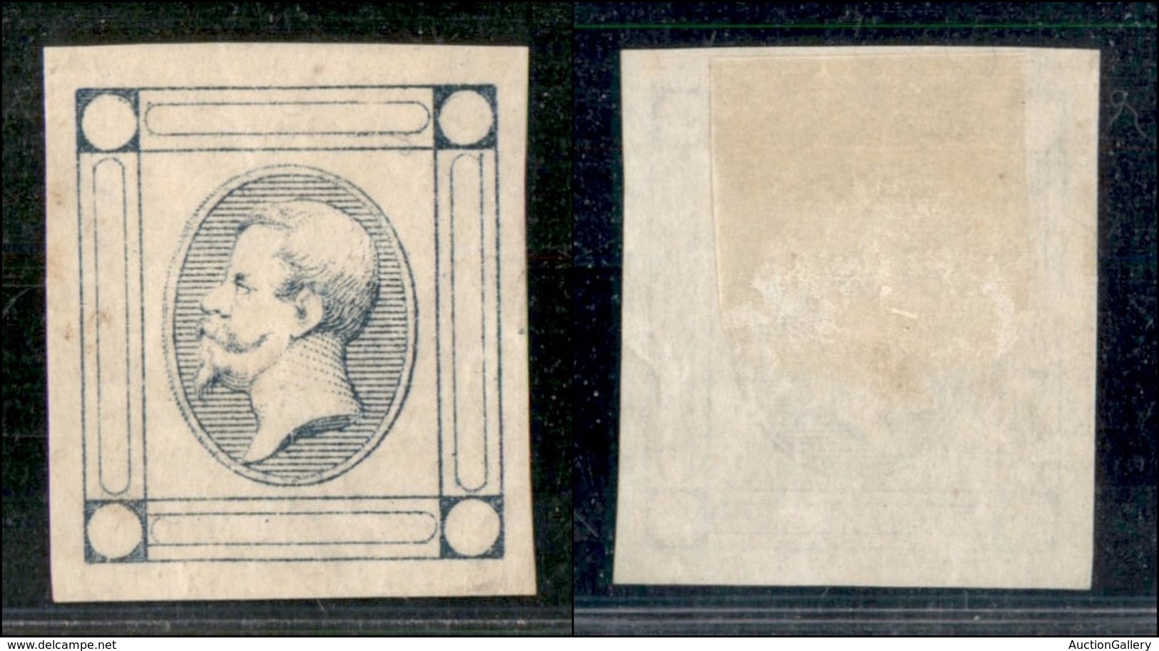 REGNO - Saggi - 1863 - 15 Cent Litografico (IV Tipo - Bolaffi 7i Varietà) Grigio Ardesia - Senza Gomma - Andere & Zonder Classificatie