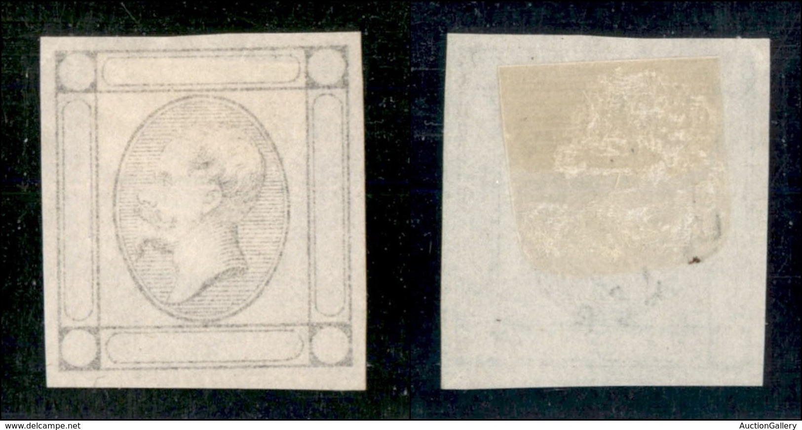REGNO - Saggi - 1863 - 15 Cent Litografico (V Tipo - Bolaffi 7 L Varietà) - Stampa In Grigio Chiaro - Senza Gomma - Other & Unclassified