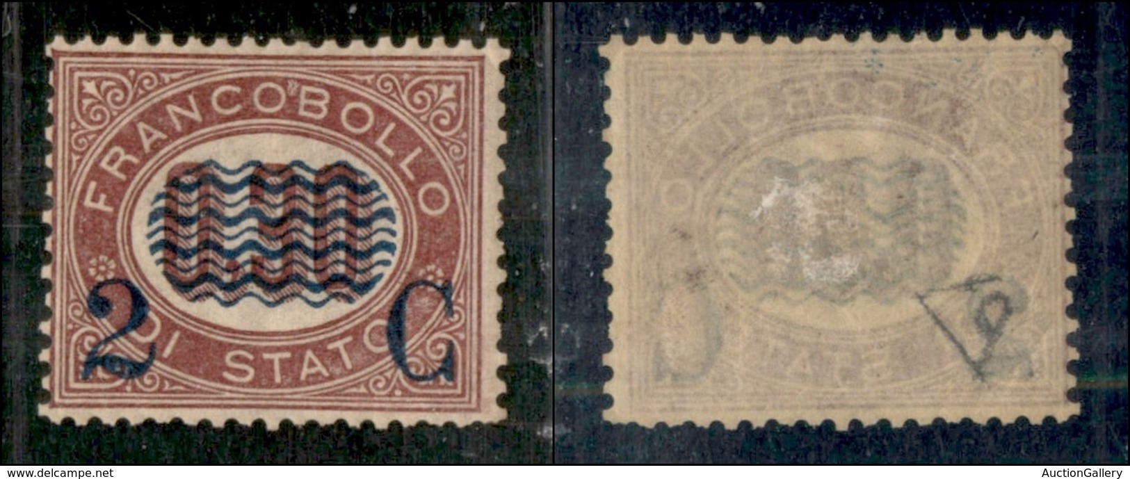 REGNO - 1878 - 2 Cent Su 30 (32) - Gomma Originale - Diena (450) - Otros & Sin Clasificación