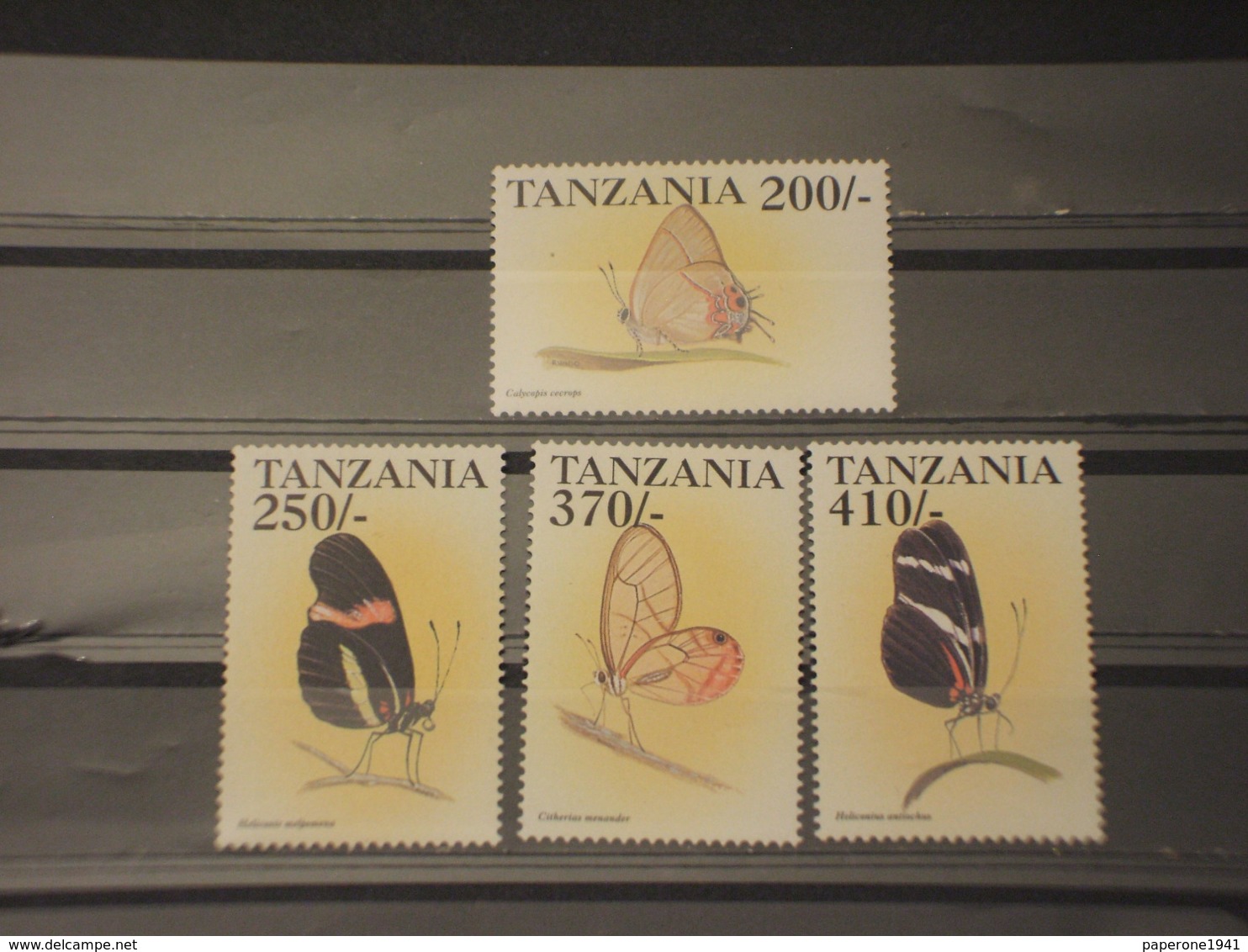 TANZANIA - 1999  FARFALLE 4  VALORI - NUOVI(++) - Tanzania (1964-...)