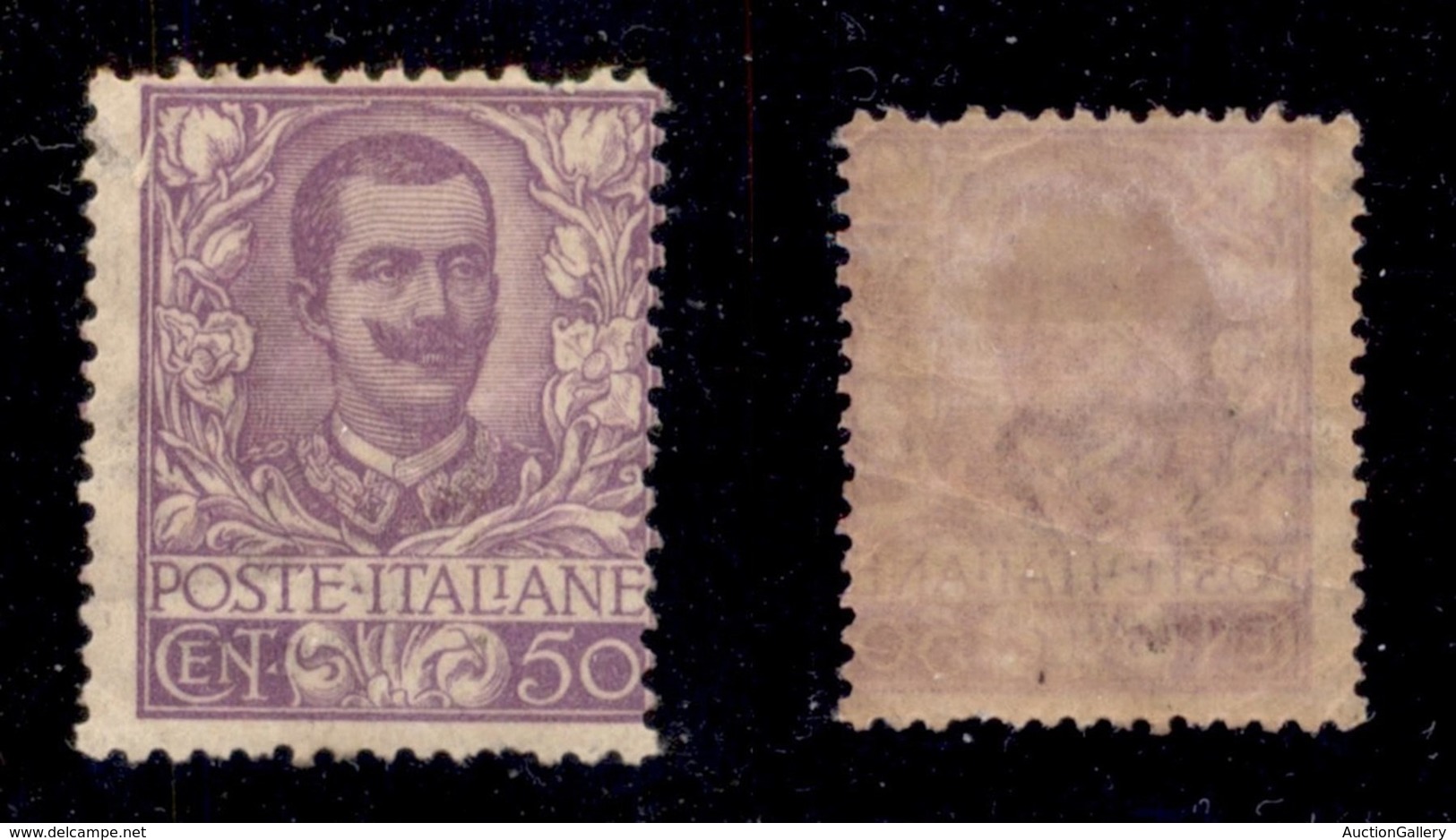 REGNO - 1901 - 50 Cent Floreale (76) - Gomma Originale (1400) - Other & Unclassified