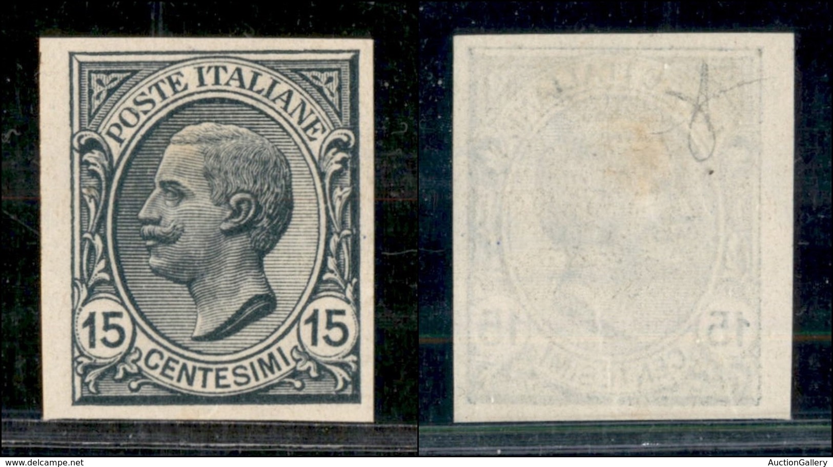 REGNO - 1919 - Prove D'Archivio - 15 Cent (P108) - Gomma Originale (400) - Autres & Non Classés