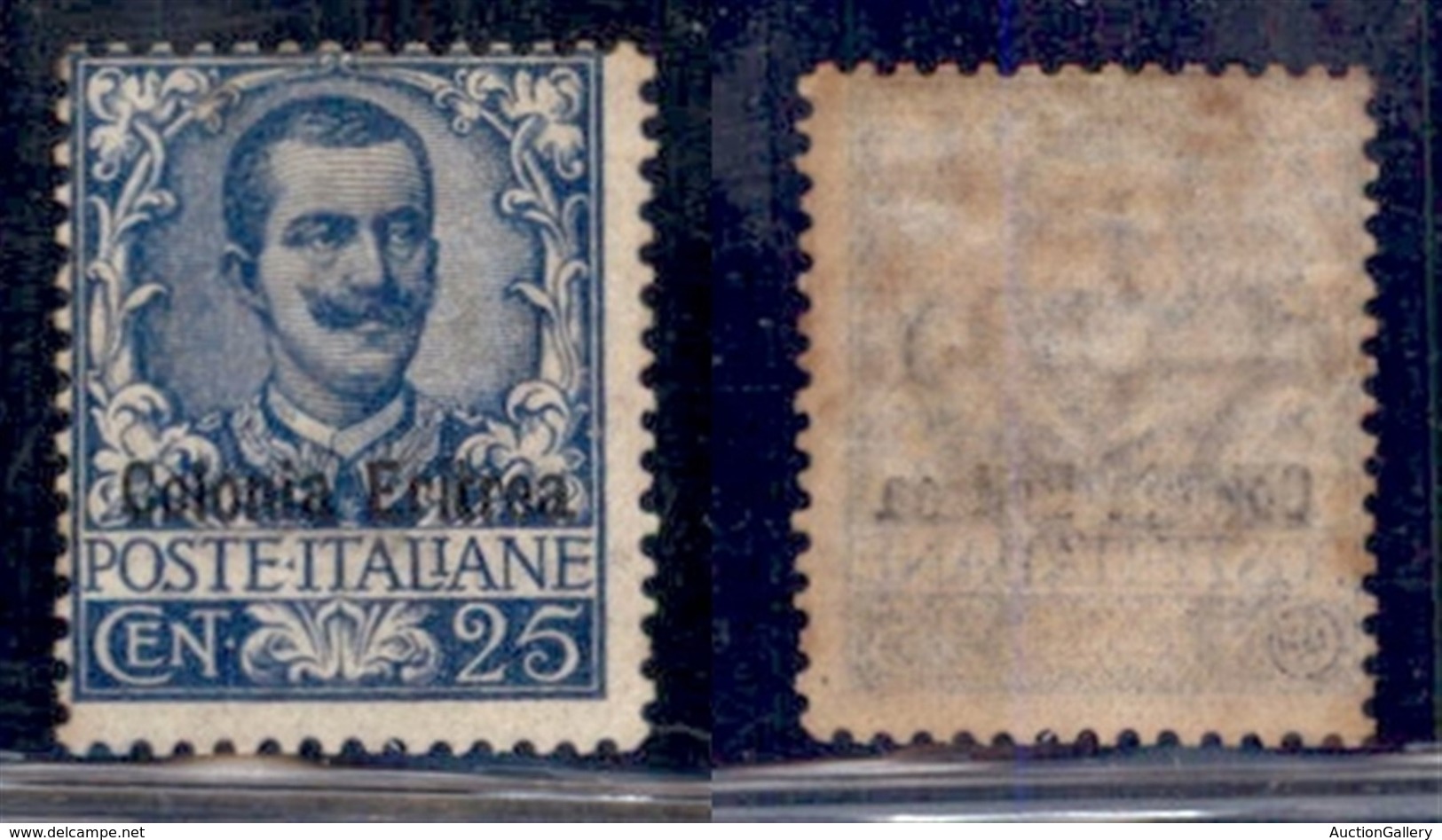 COLONIE - ERITREA - 1903 - 25 Cent Floreale (24) - Gomma Originale (550) - Otros & Sin Clasificación