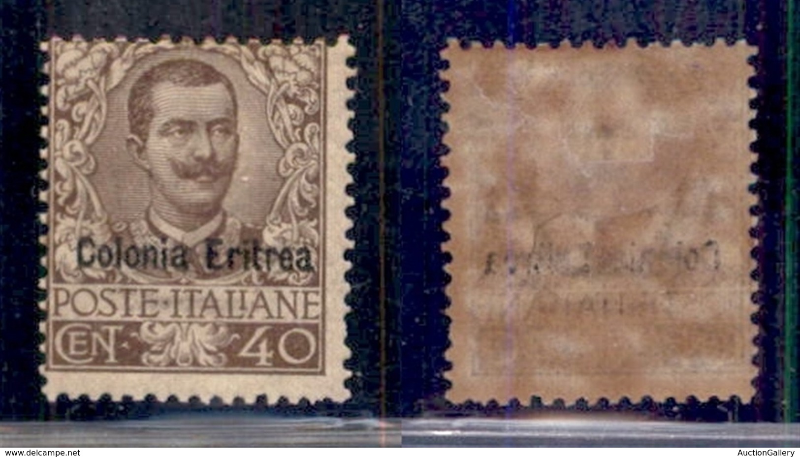 COLONIE - ERITREA - 1903 - 40 Cent Floreale (25) - Gomma Originale (600) - Autres & Non Classés