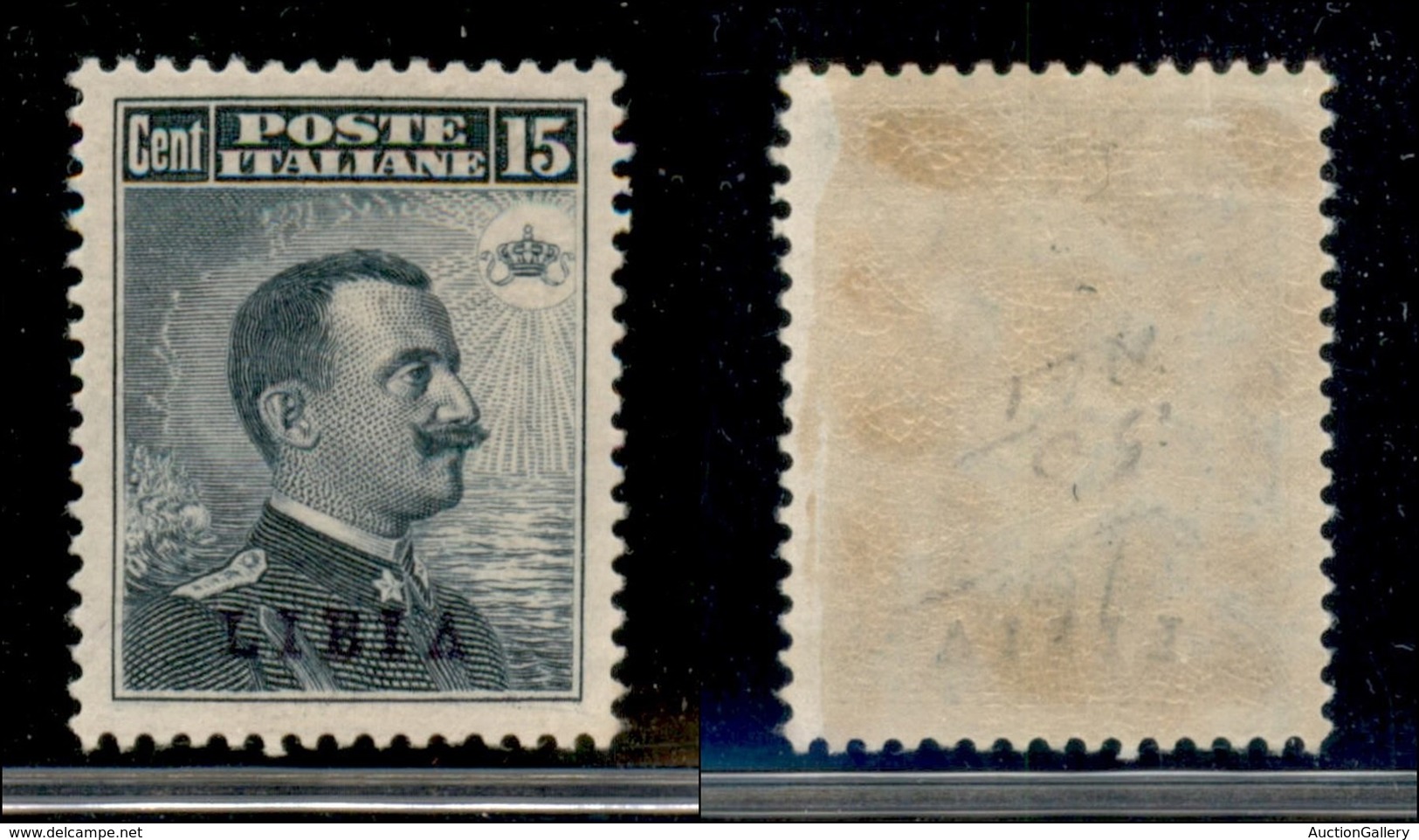 COLONIE - LIBIA - 1912 - 15 Cent (5) - Gomma Integra - Ottimamente Centrato (2.000) - Otros & Sin Clasificación