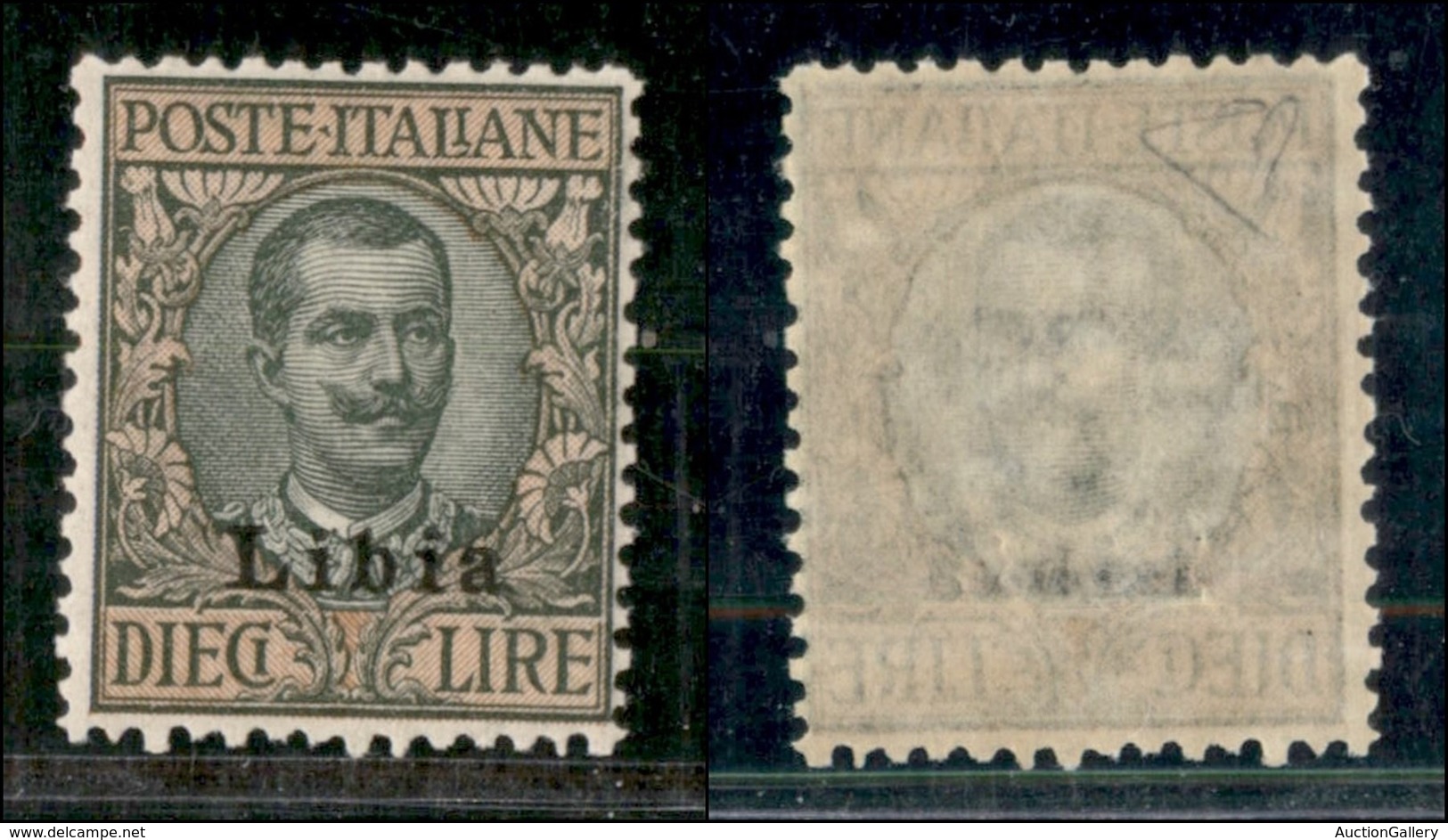 COLONIE - LIBIA - 1915 - 10 Lire (12) - Gomma Integra (150) - Other & Unclassified