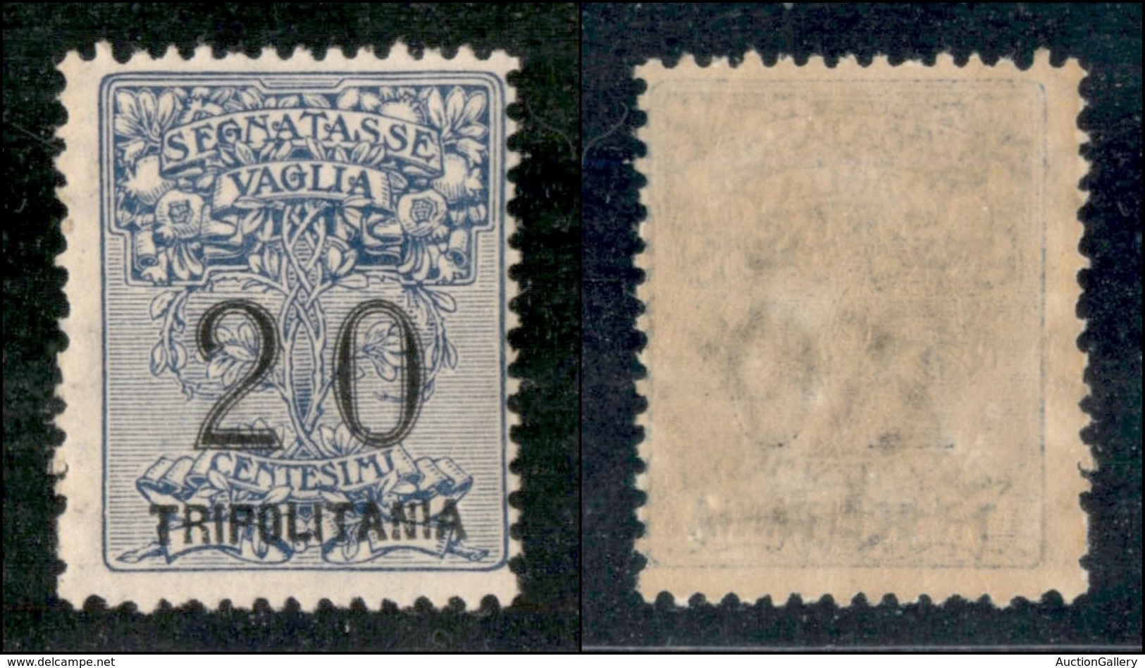 COLONIE - TRIPOLITANIA - Segnatasse Per Vaglia - 1924 - 20 Cent (1) - Gomma Integra (270) - Other & Unclassified