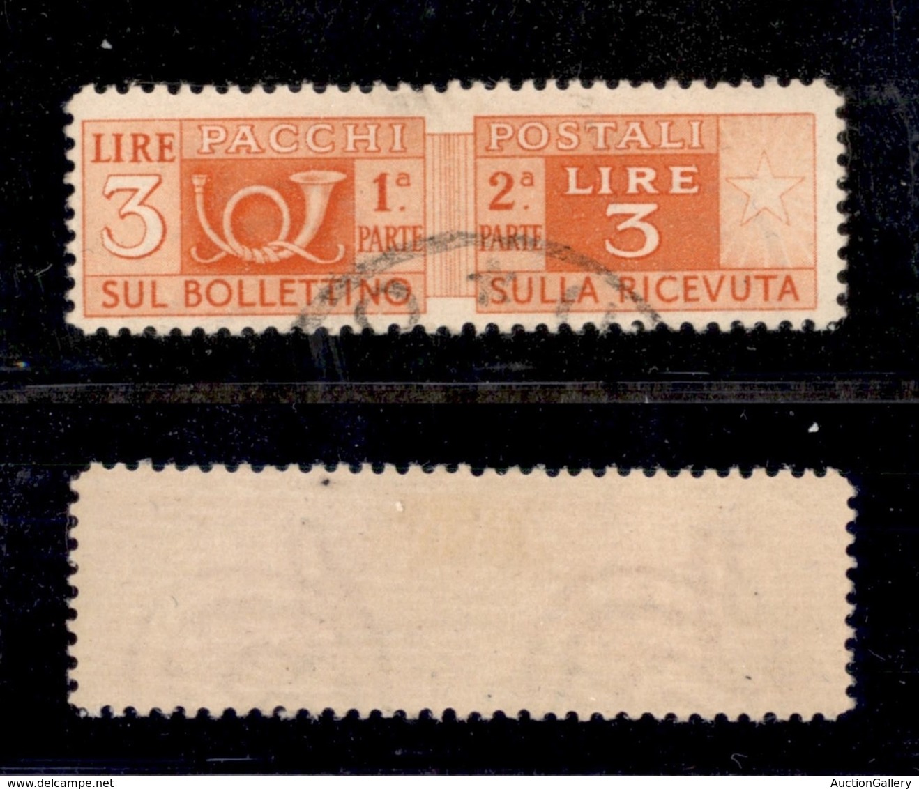 REPUBBLICA - 1946 - 3 Lire (70/Ip) Usato Non Dentellato Al Centro - Otros & Sin Clasificación