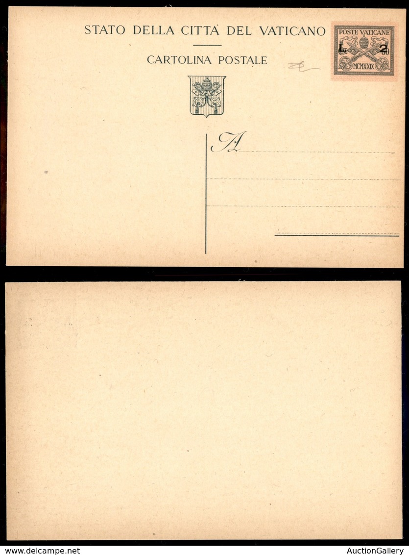 VATICANO - 1947 - Provvisoria - Cartolina Postale Da 2 Lire Su 50 Cent (C3) Nuova - Carraro - Other & Unclassified