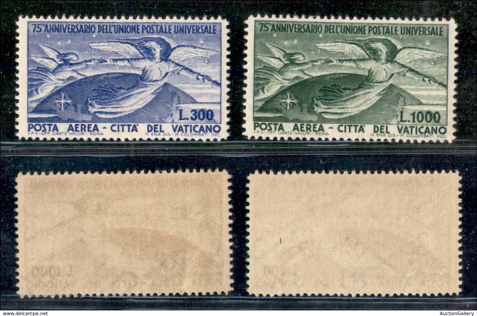 VATICANO - 1949 - UPU (18/19) - Serie Completa - Gomma Integra (220) - Other & Unclassified