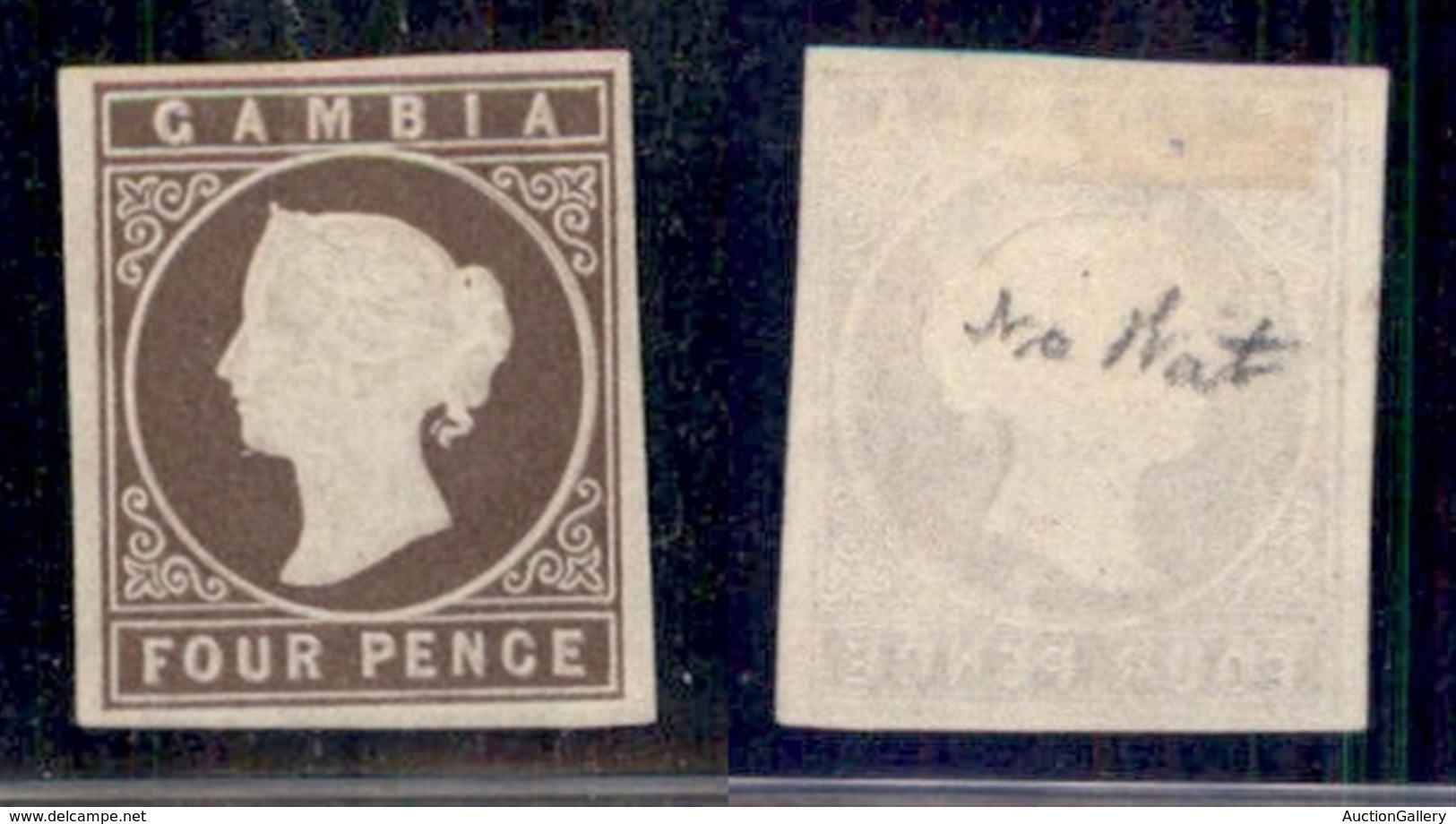 OLTREMARE - GAMBIA - 1869 - 4 Pence (1) - Senza Gomma - Other & Unclassified