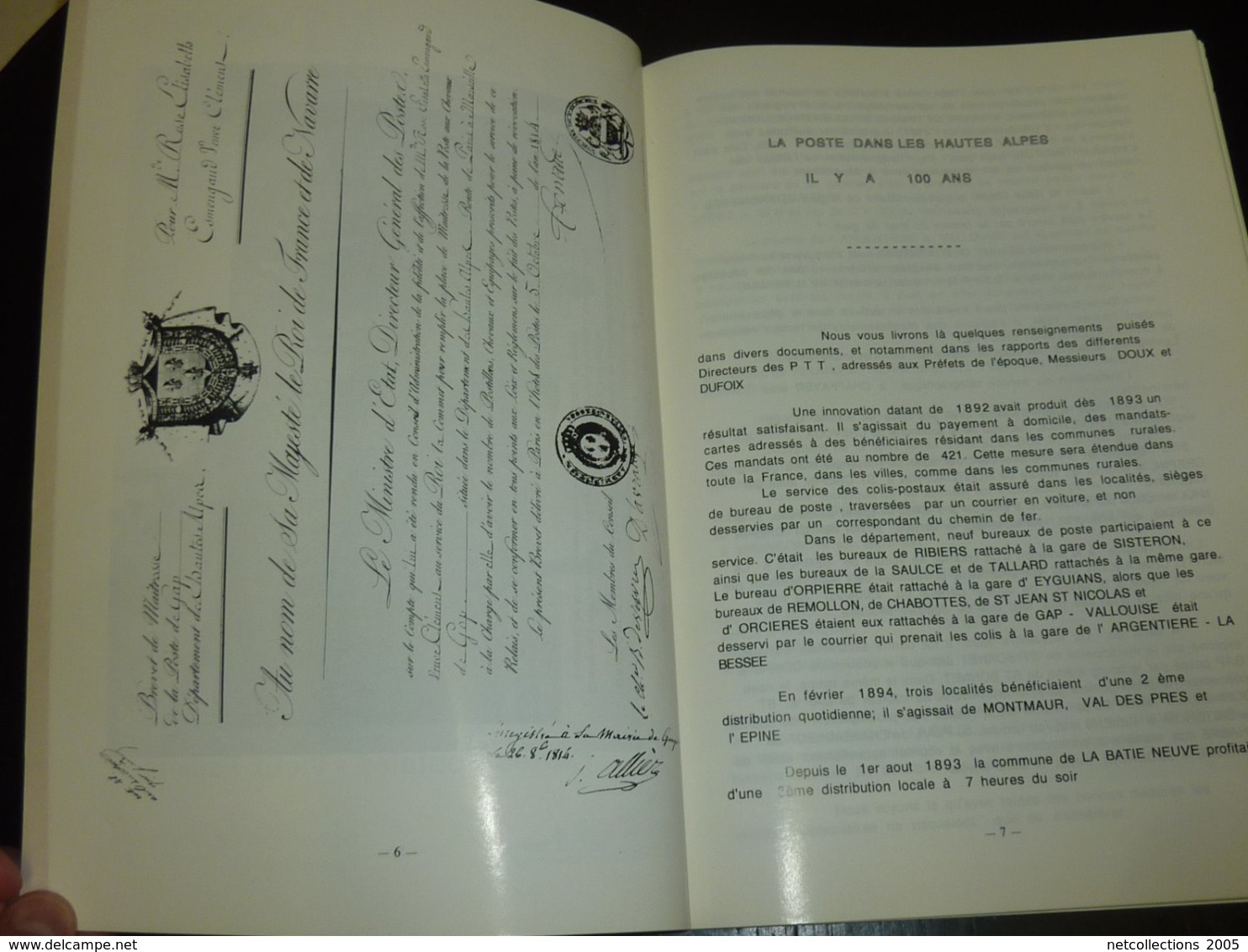 LA POSTE à LA BELLE EPOQUE DANS LES ALPES DU SUD - CLUB CARTOPHILE DES ALPES DU SUD - ALPES DE HAUTE PROVENCE - Boeken & Catalogi