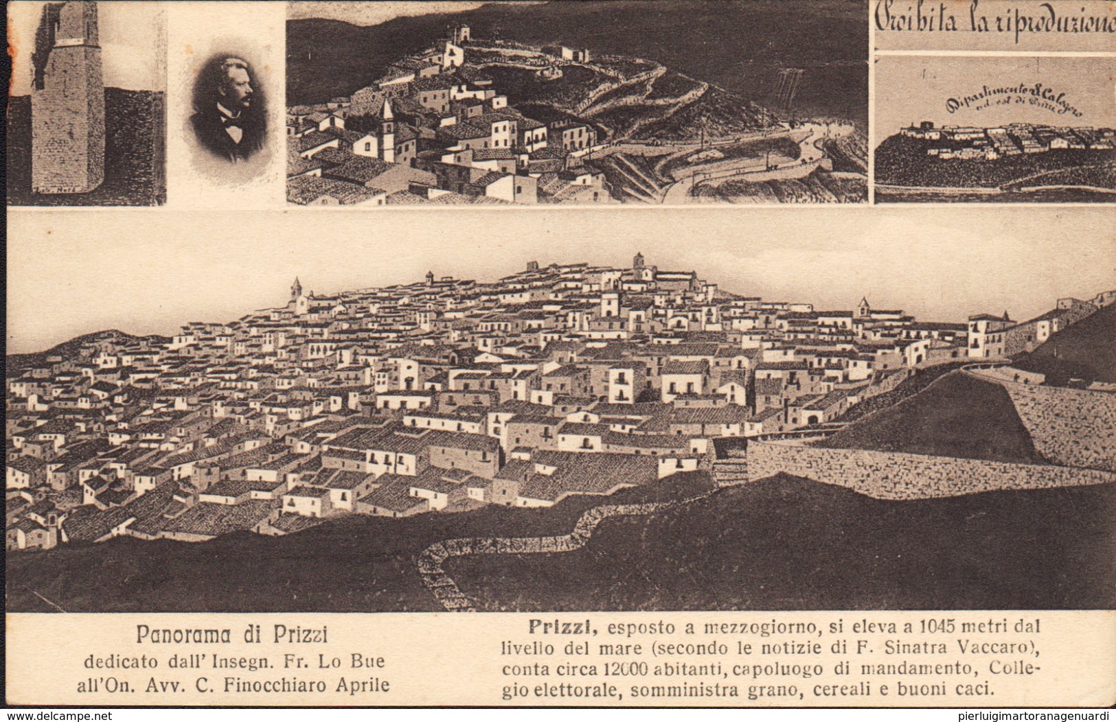 12639 - Prizzi - Panorama Di Prizzi (Palermo) F - Palermo