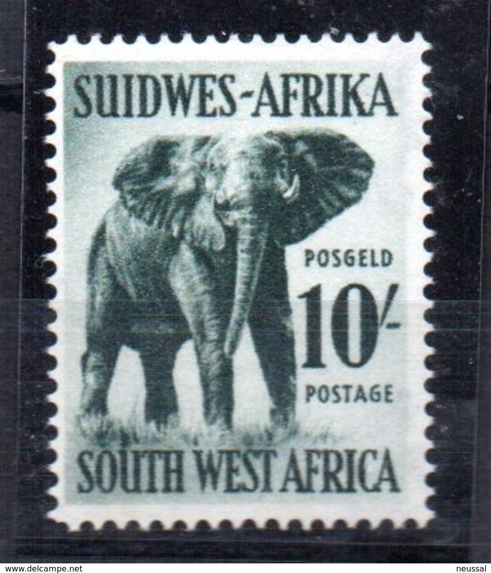 Sello Nº 248 Suidwes-afrika - Elefantes