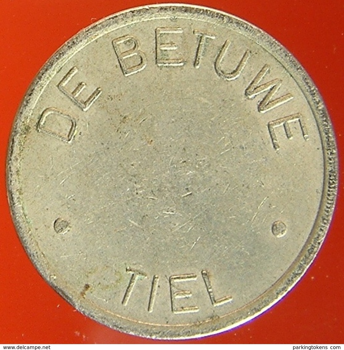 KB047-1 - Flipje DE BETUWE TIEL - Tiel - WM 22.5mm - Koffie Machine Penning - Coffee Machine Token - Professionals/Firms