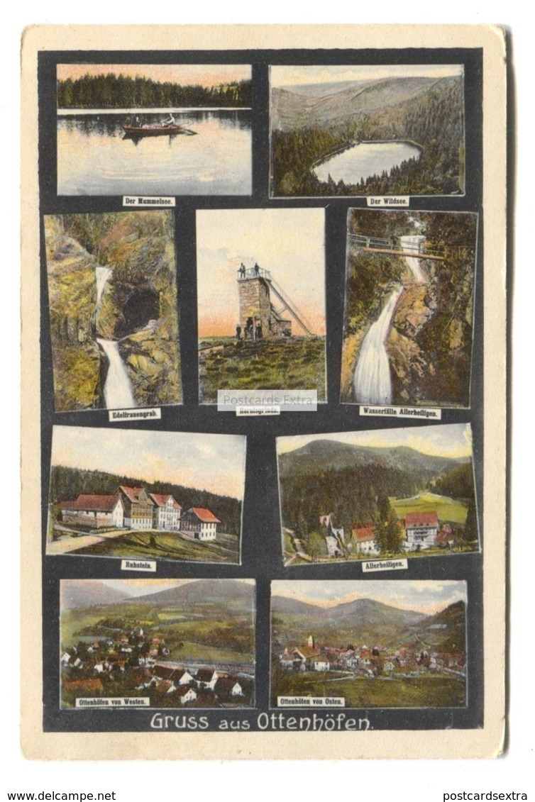 Gruss Aus Ottenhofen - Old Germany Multiview Postcard - Other & Unclassified