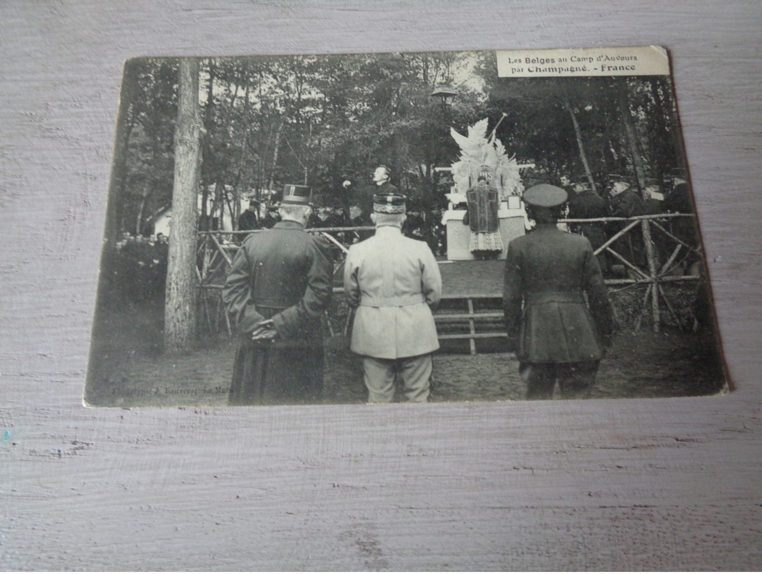 Guerre ( 581 )  Oorlog 1914 - 1918   Armée  Soldat  Soldaat  Soldaten Soldats - Les Belges Au Camp D' Auvours France - Oorlog 1914-18