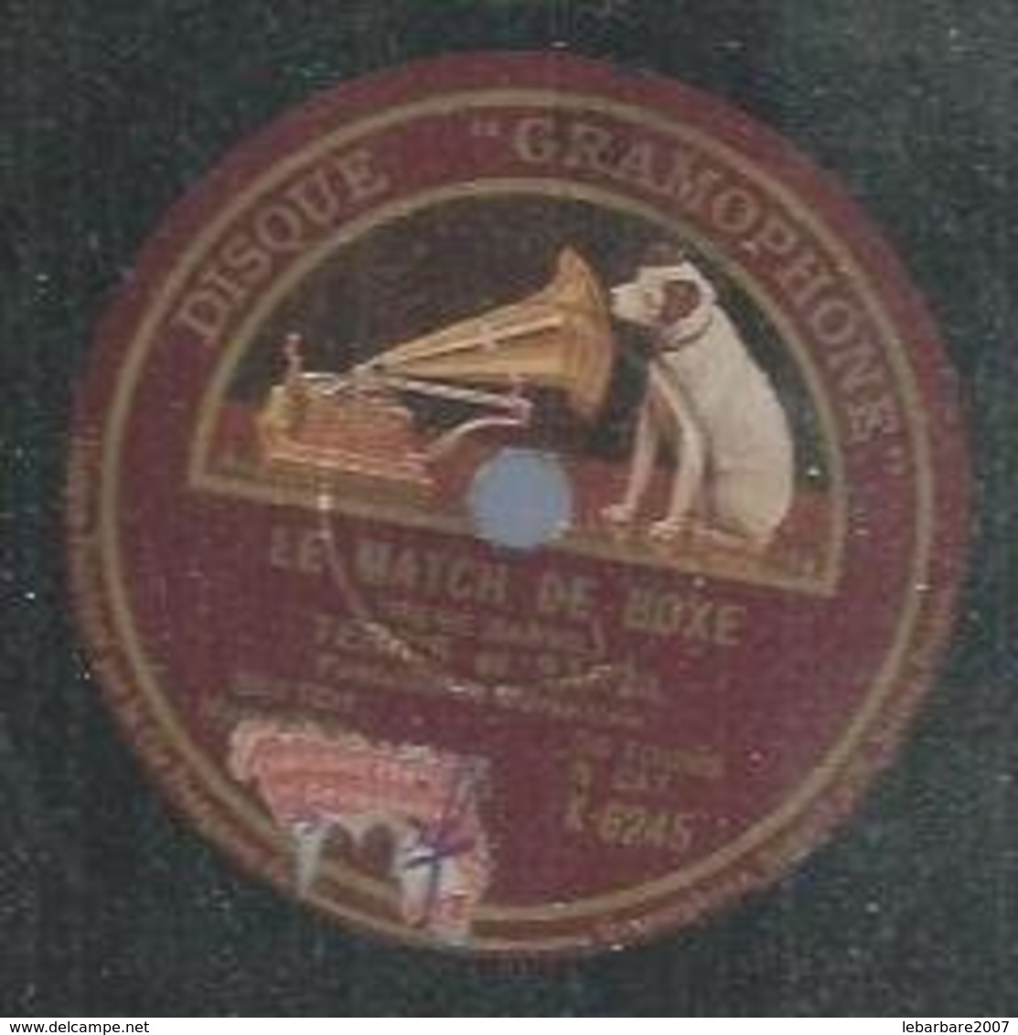 78 Tours - TERRIS ET SARVIL  -  GRAMOPHONE 6245  " LE MATCH DE BOXE " + " TITIN SOLDAT " - 78 Rpm - Gramophone Records