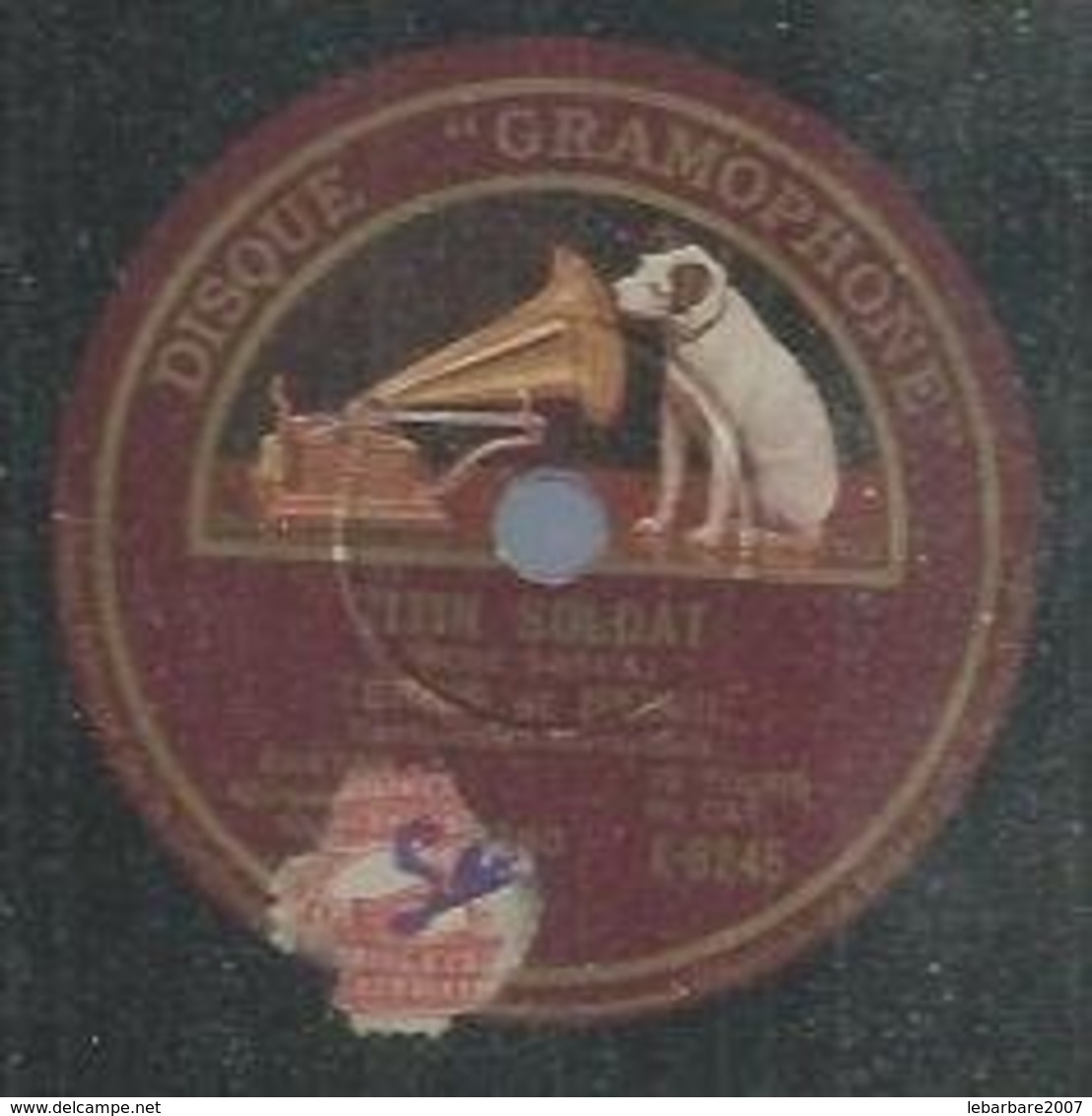 78 Tours - TERRIS ET SARVIL  -  GRAMOPHONE 6245  " LE MATCH DE BOXE " + " TITIN SOLDAT " - 78 Rpm - Gramophone Records