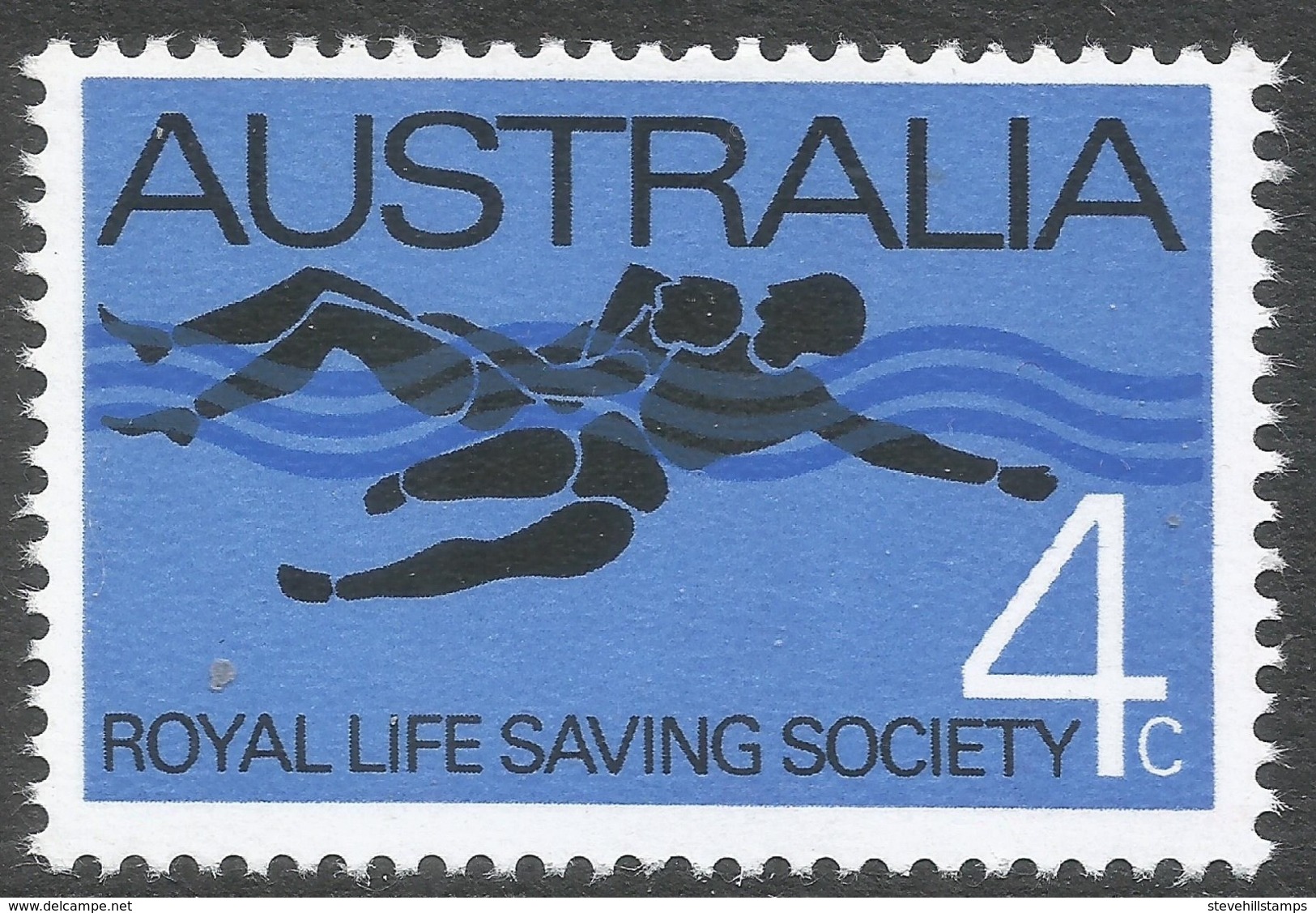 Australia. 1966 7th Anniv Of Royal Life Saving Society. 4c MNH. SG 406 - Ungebraucht