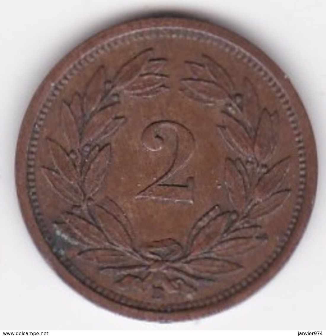 SUISSE. 2 RAPPEN 1919 B. BRONZE - Autres & Non Classés