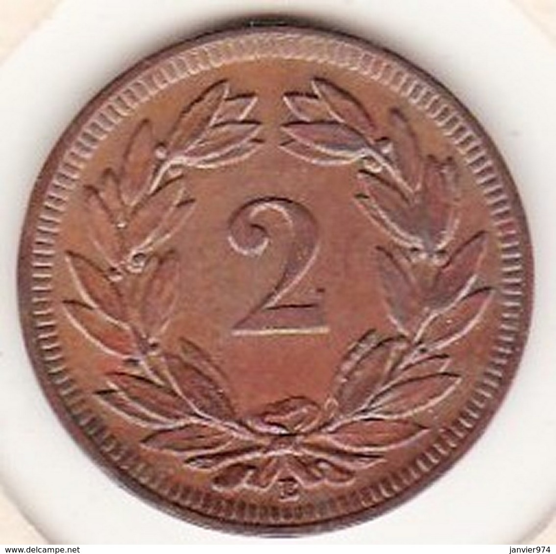 SUISSE. 2 RAPPEN 1909 B. BRONZE SUP/XF - Autres & Non Classés