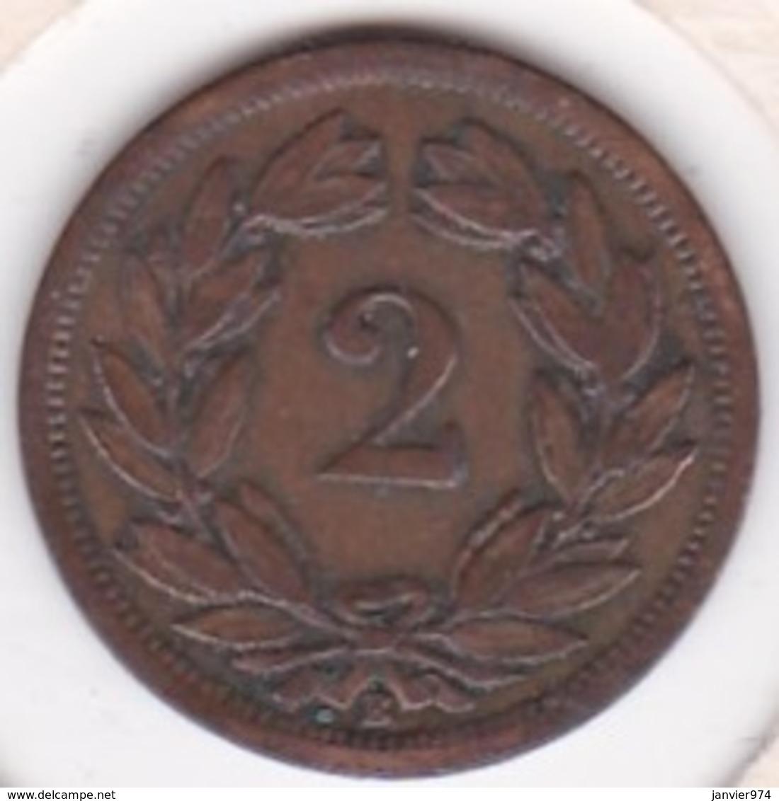 SUISSE. 2 RAPPEN 1886 B. BRONZE - Autres & Non Classés