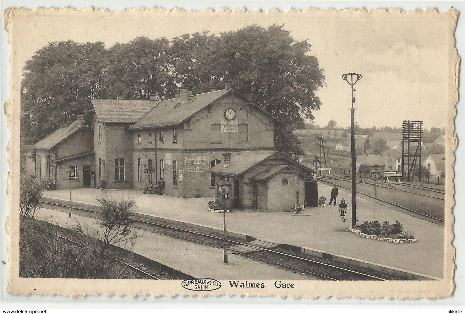 WAIMES - Gare  1952 - Gares - Sans Trains