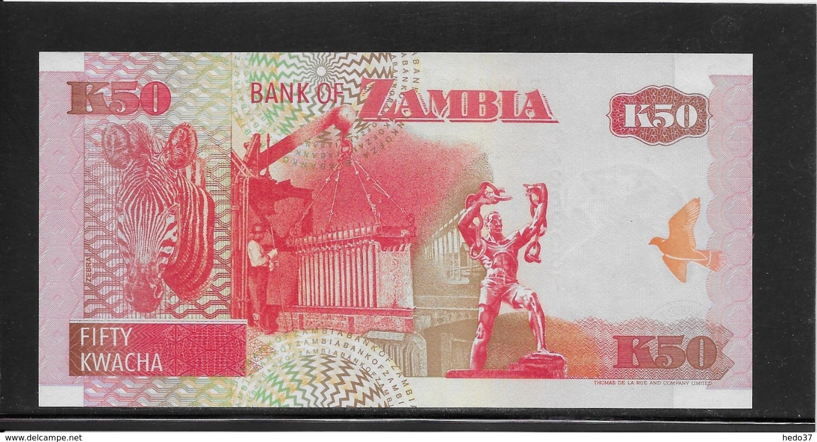 Zambie - 50 Kwacha - Pick N°37a - NEUF - Zambia