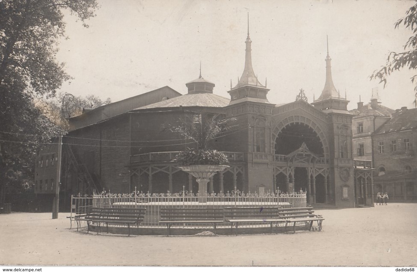 CARTE PHOTO ALLEMANDE - GUERRE 14-18 - VILNUS - WILNA (LITUANIE) - ÉGLISE ? - Photographie