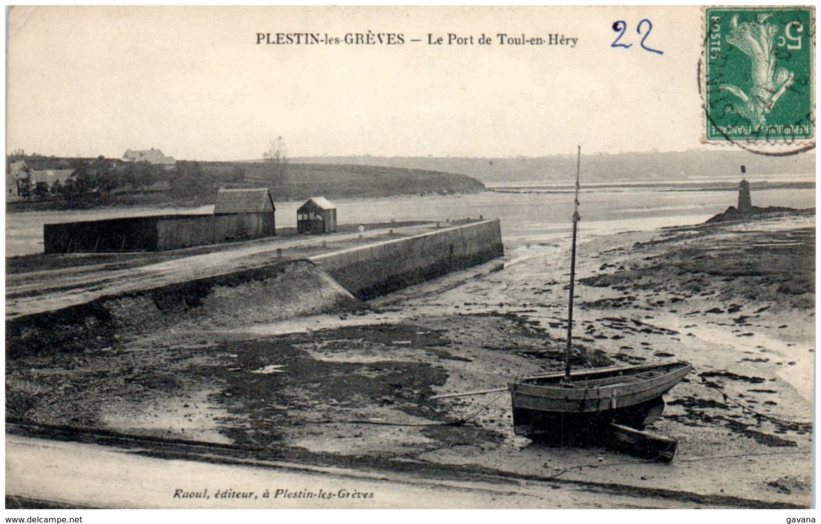 22 PLESTIN-les-GREVES - Le Port De Toul-en-Héry - Plestin-les-Greves