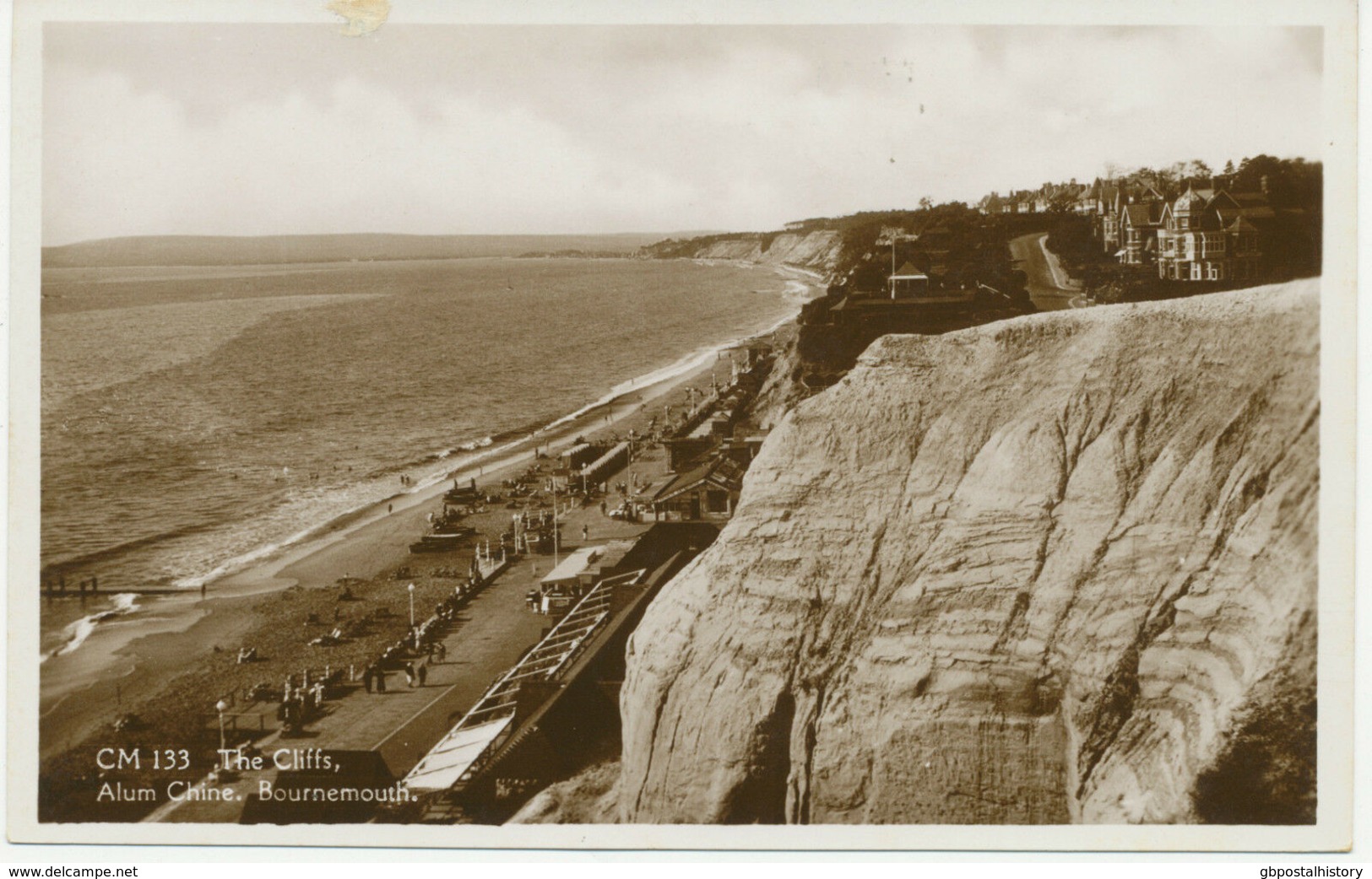 UK BOURNEMOUTH – The Cliffs, Alum Chine, Unused RP, Ca. 1920 - Bournemouth (hasta 1972)