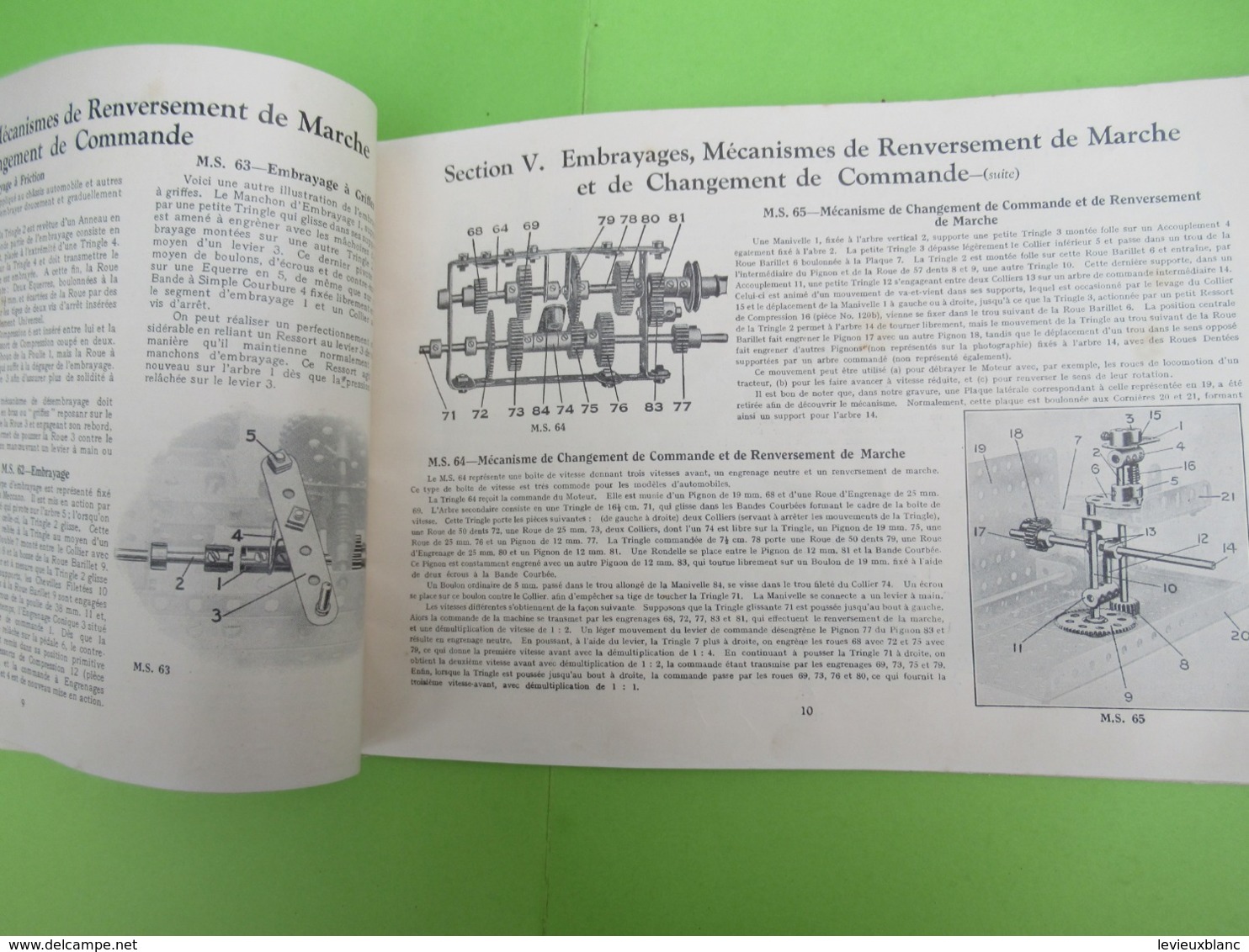Catalogue MECCANO/ Mécanismes Standard/Meccano France Ltd /vers 1925  CAT267 - Sonstige & Ohne Zuordnung