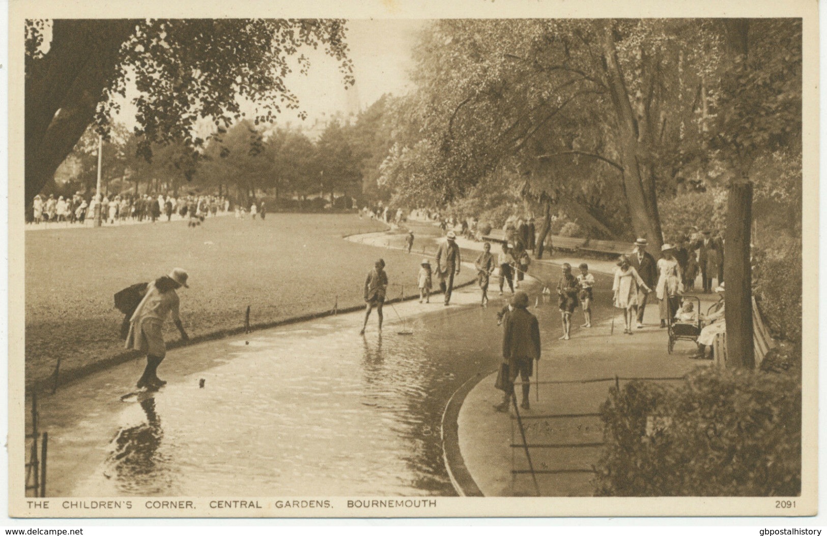 UK BOURNEMOUTH – The Children's Corner, Central Gardens, Unused Copper, Ca. 1920 - Bournemouth (avant 1972)